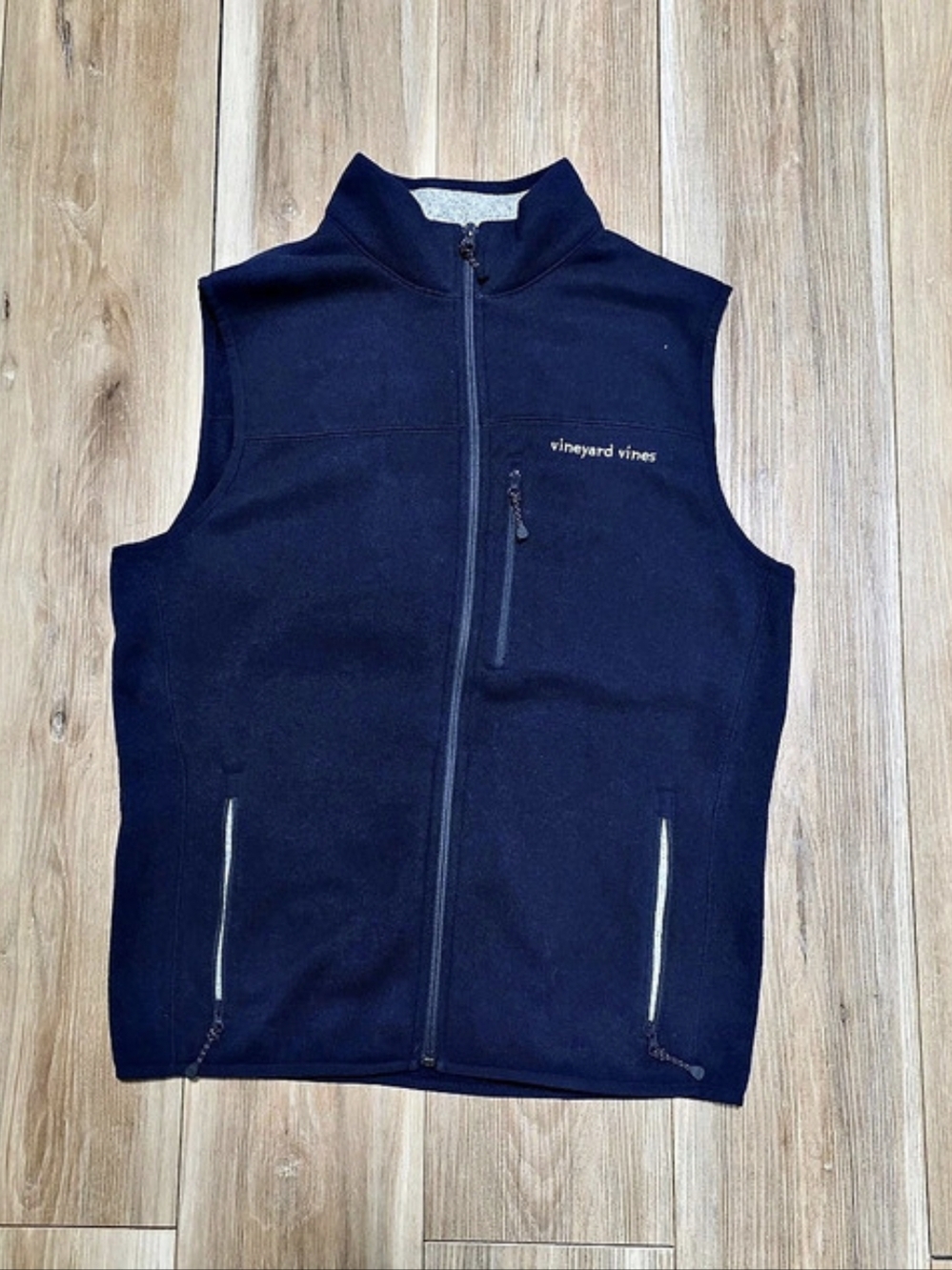 Vineyard Vines  Fleece Vest Men'Small Blue Size Small